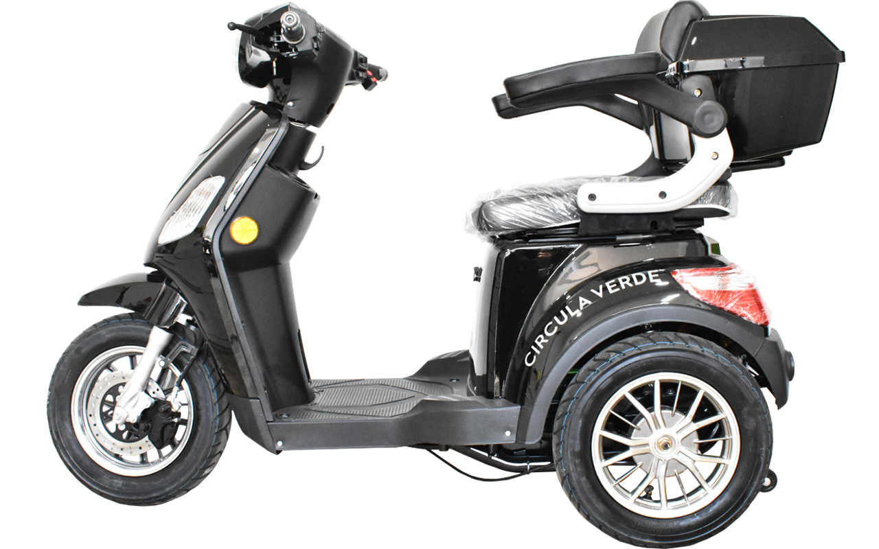 Triciclo Electrico adulto para 2 personas plazas pasajeros scooter