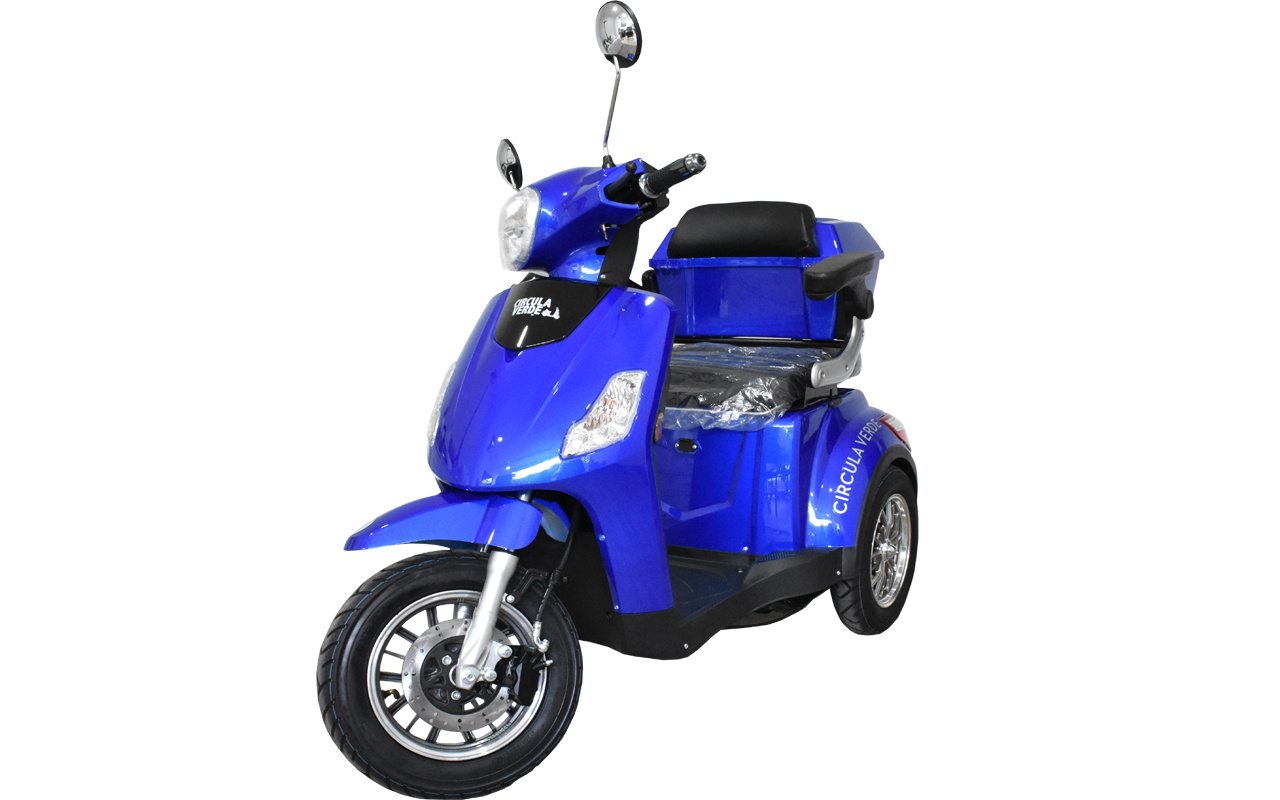 Triciclo Electrico adulto para 2 personas plazas pasajeros scooter
